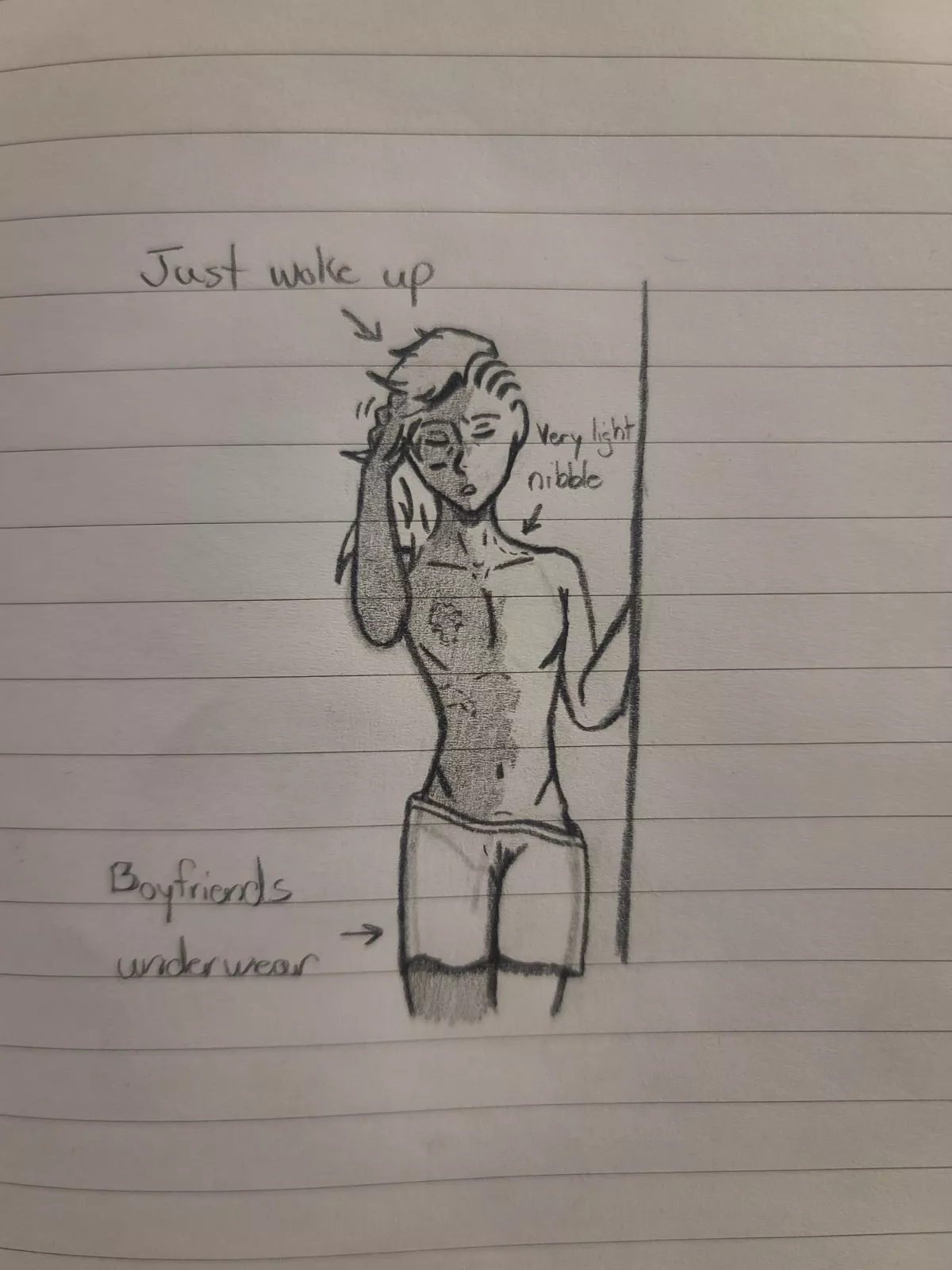 Bellamy isn't a morning person. (Bluertiger)