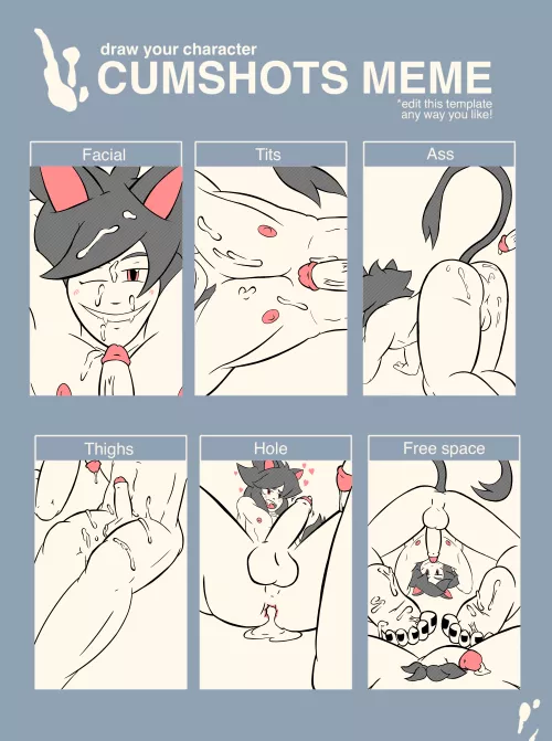 cumshot meme (OC)