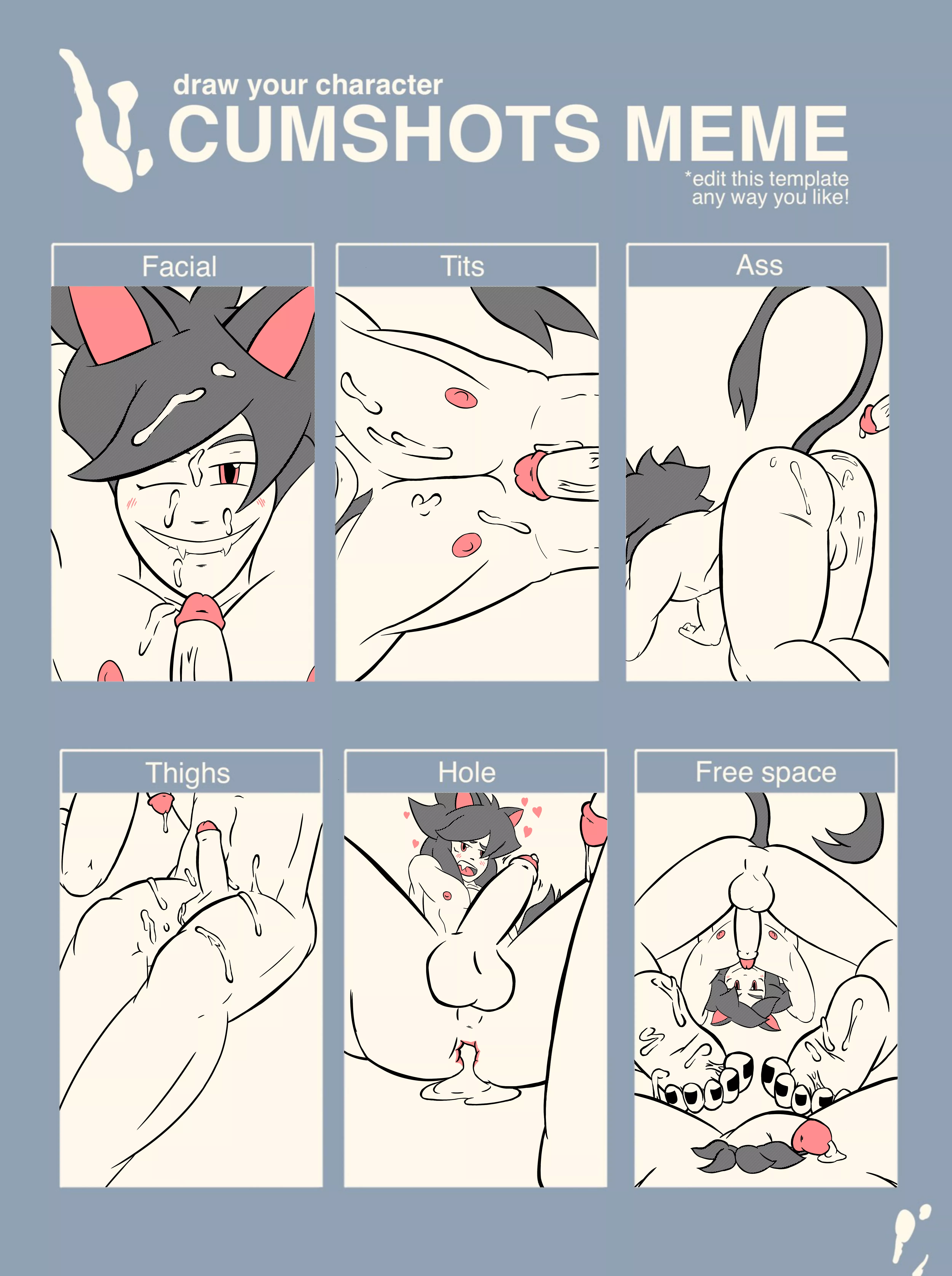cumshot meme (OC)