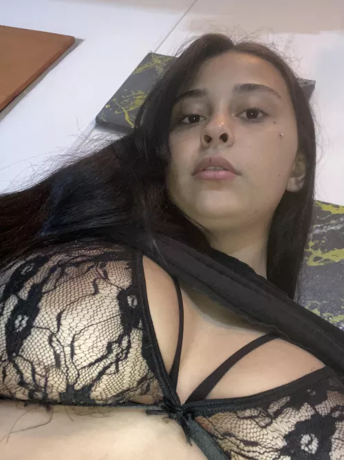 Do you want to see it without a bra? 