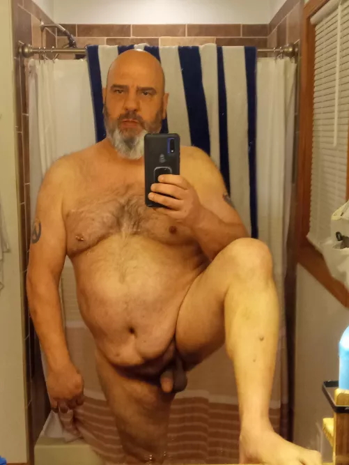 Even at (50) daddy is a leg above them