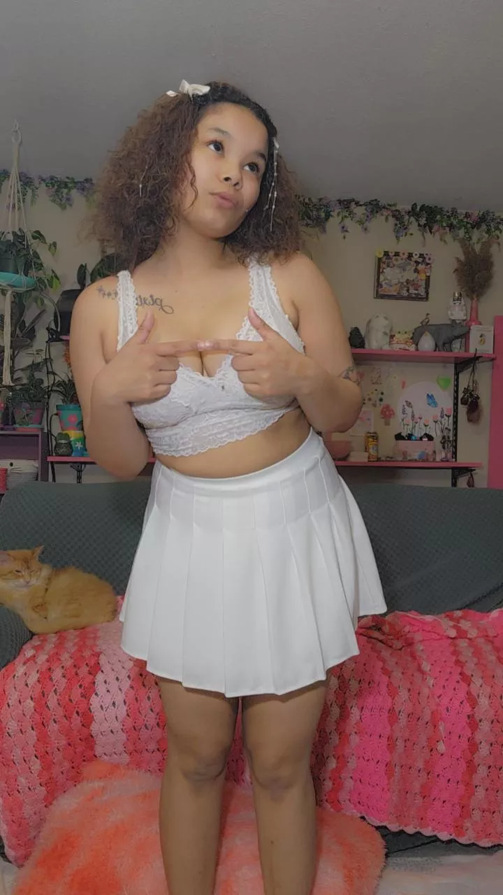 Felt cute in white last night