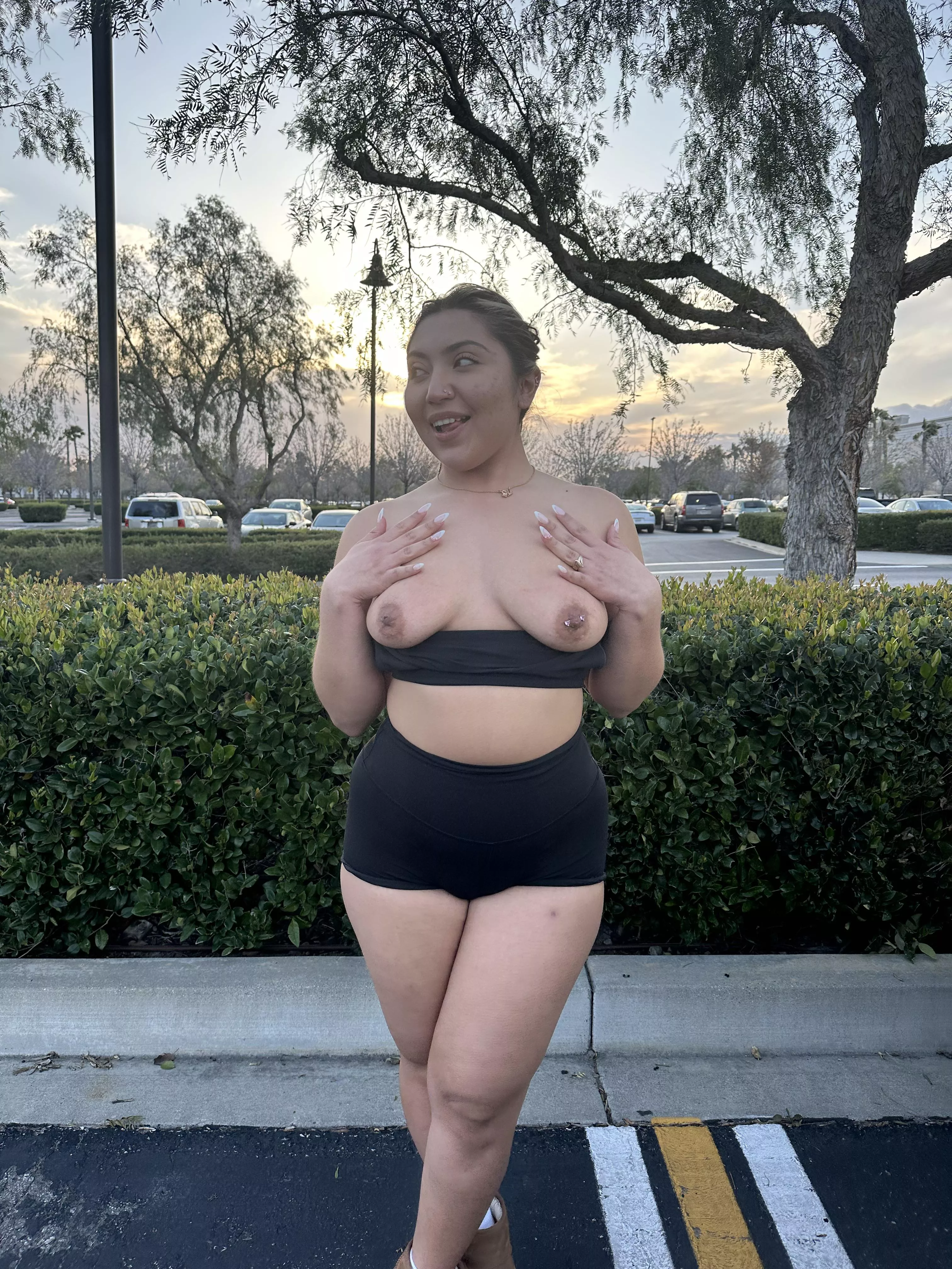 Flaunting all the time 