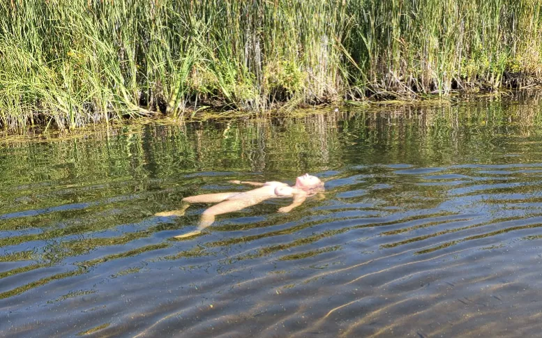 Floating in the river is my favorite ❤️
