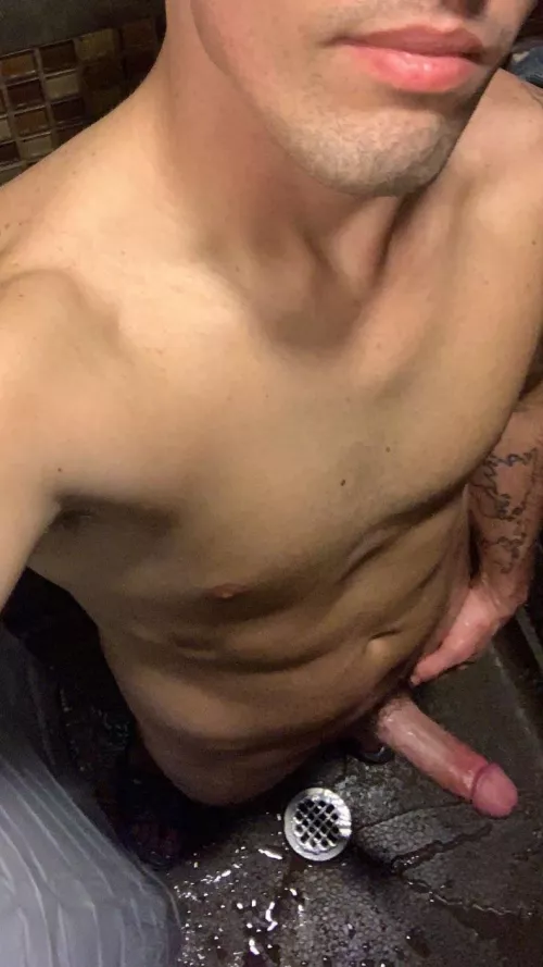 Gym shower fun. Who wants to join?