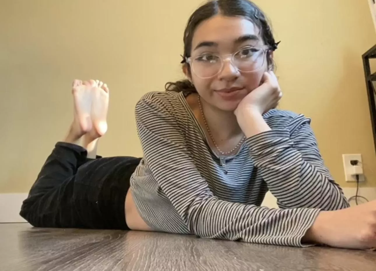 here's a glimpse of me twirling my toes with excitement :) 💜