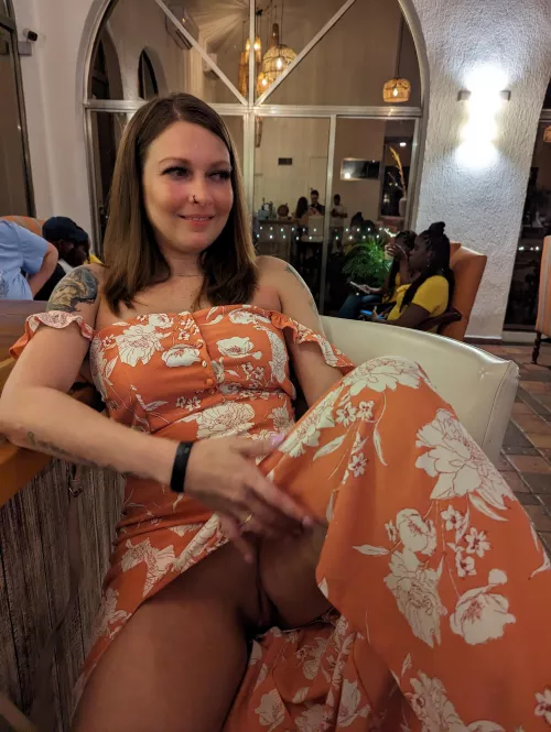 I never wear panties on date night