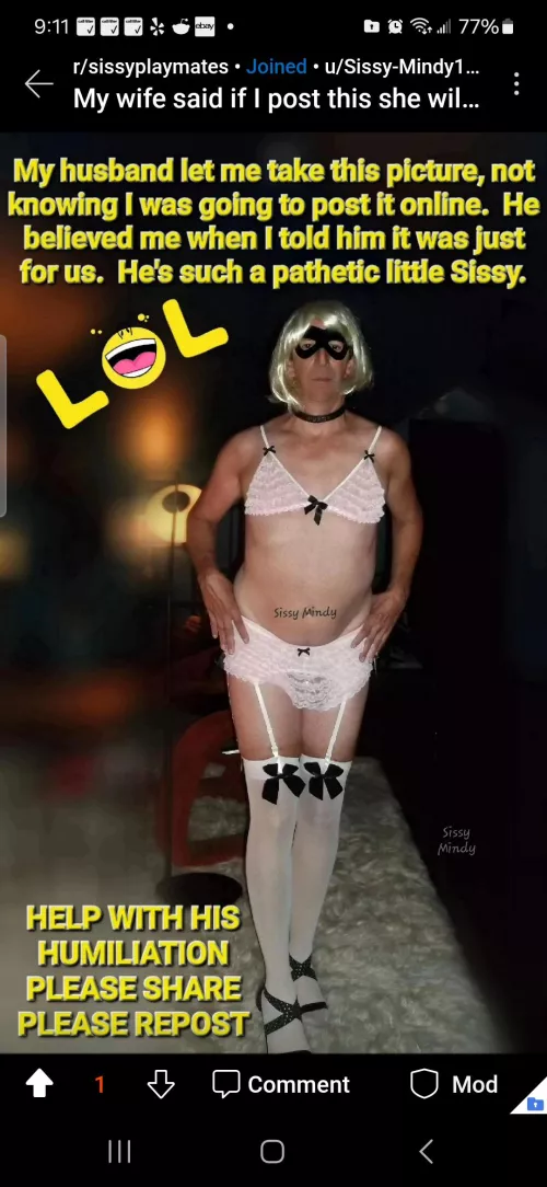 I really want permission from her