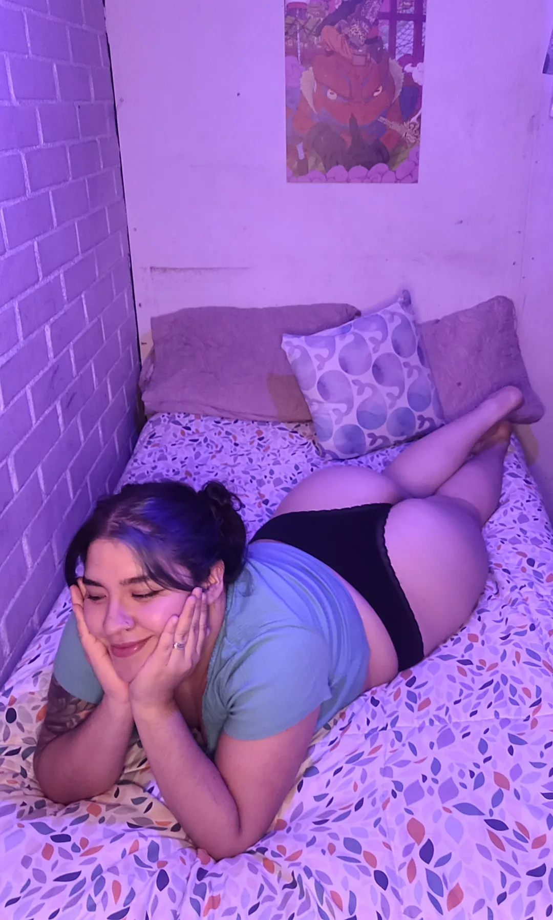 I want to have it on my back.