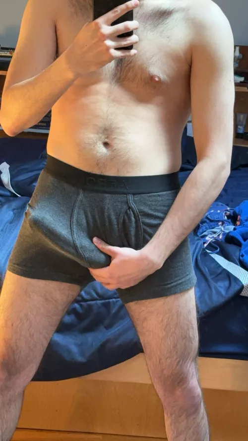 If it goes straight up to my belly button, my underwear doesn’t cover all of it