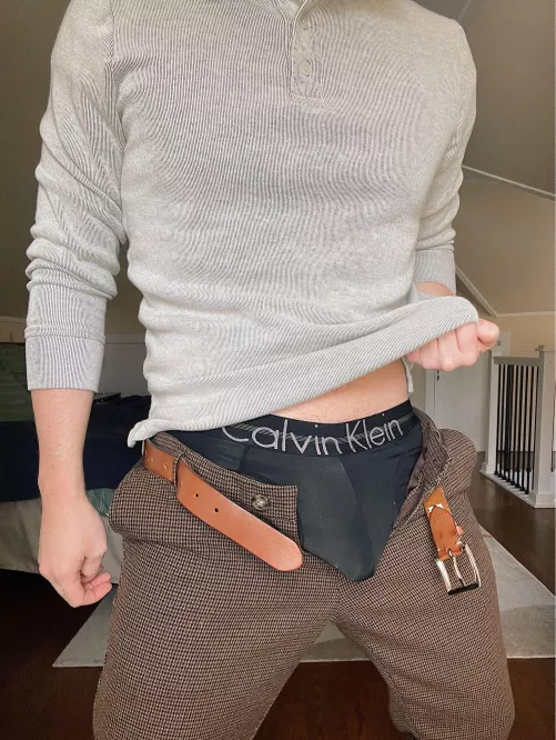 If only the office was as exciting as taking off my work clothes...