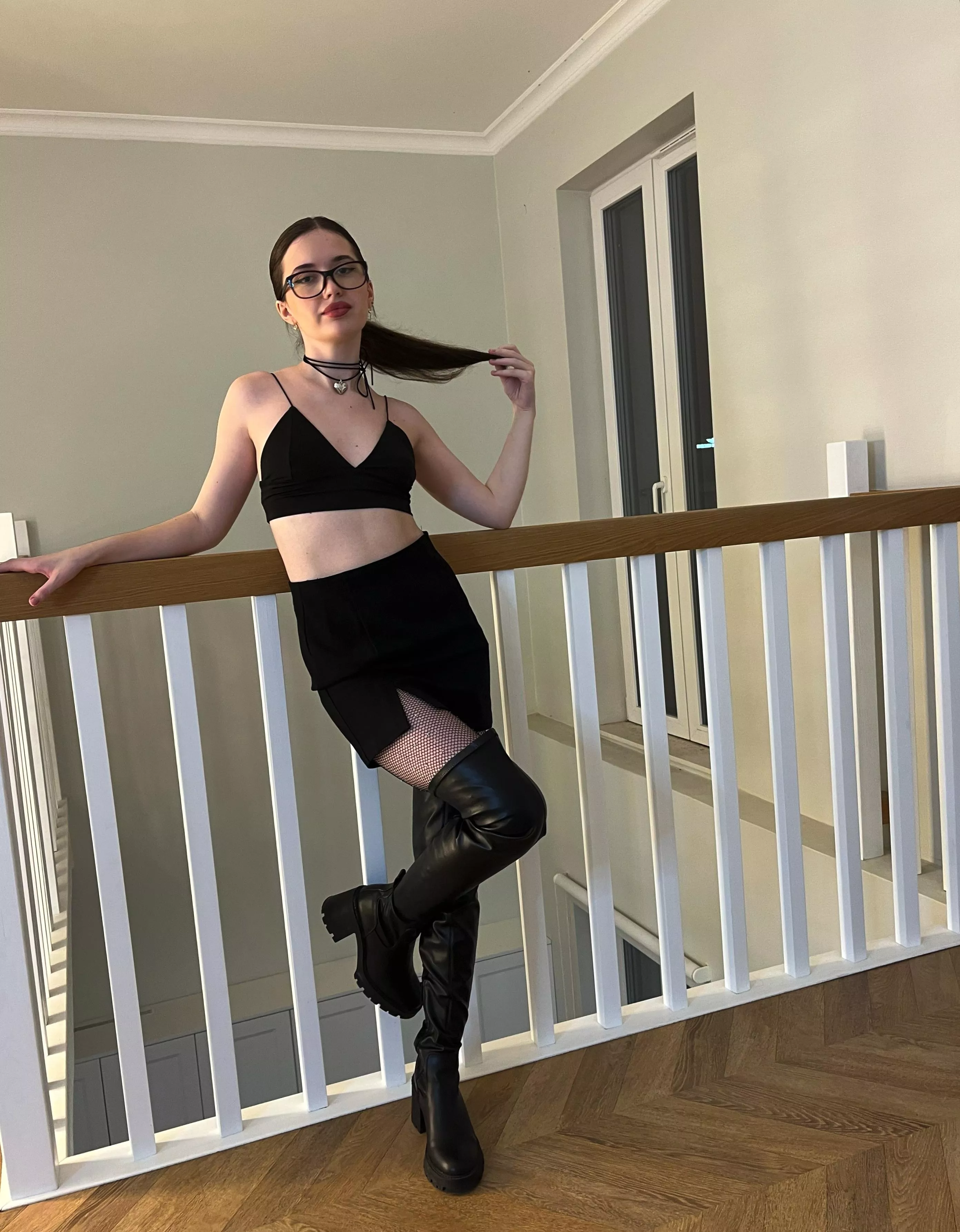 I'm ready to be punished for skipping school daddy