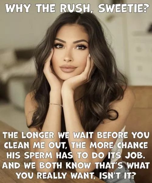 It’s probably already too late, but happy to wait, just to be sure… 