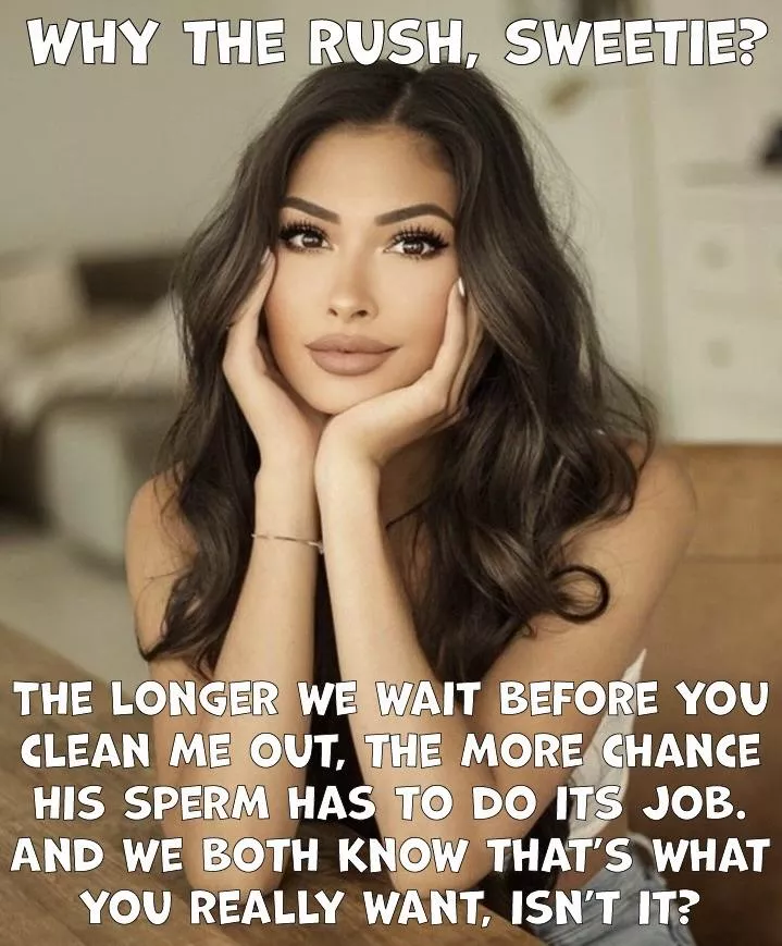 It’s probably already too late, but happy to wait, just to be sure… 