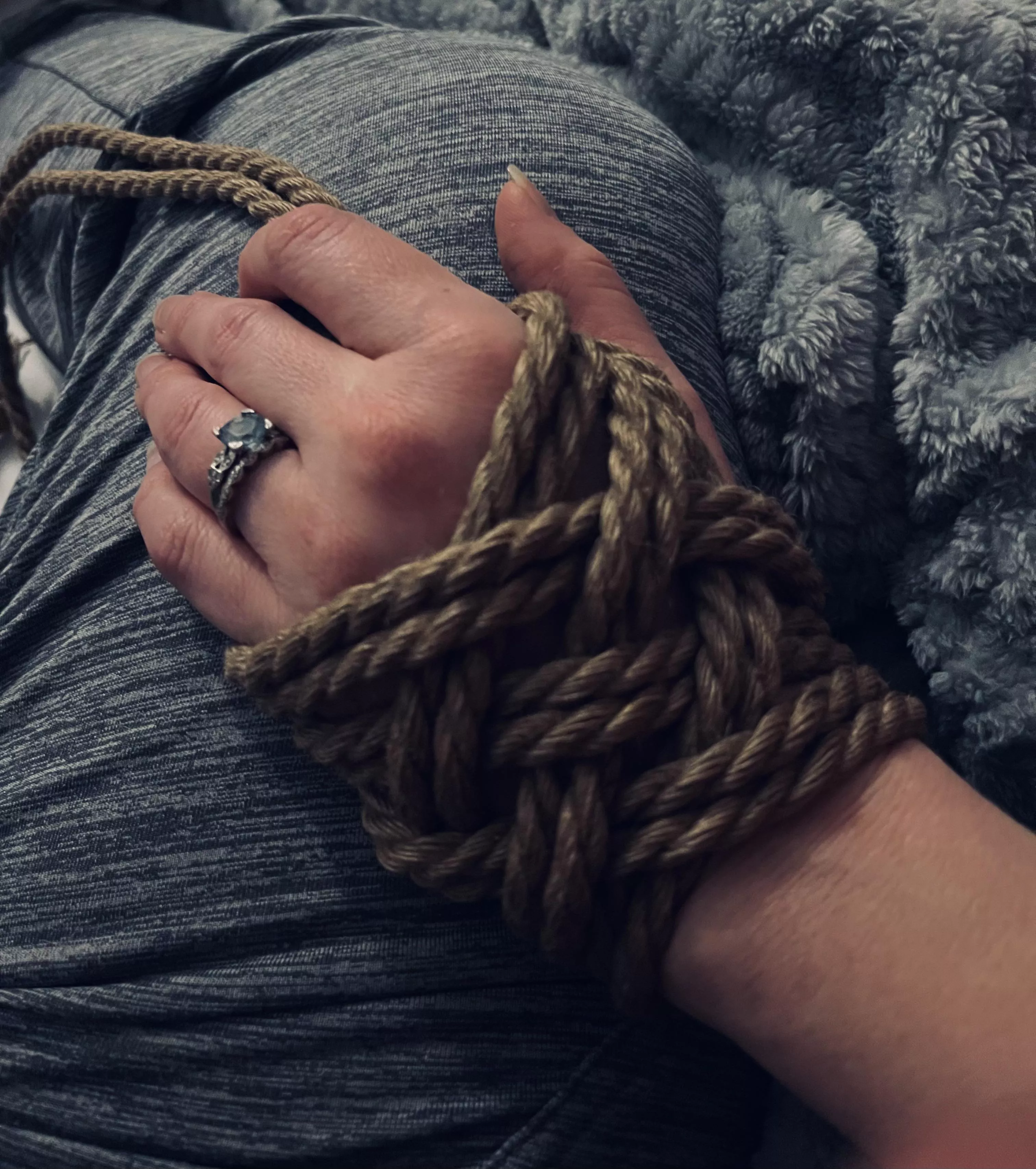 Just a simple braided cuff tonight.  Quick and calming after a long day.  
