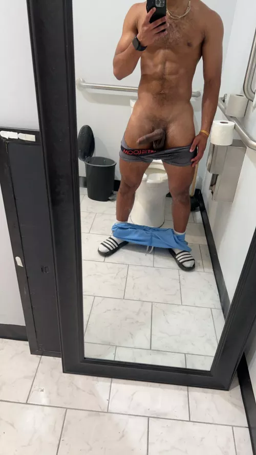 Just finished my workout, time to give your throat one