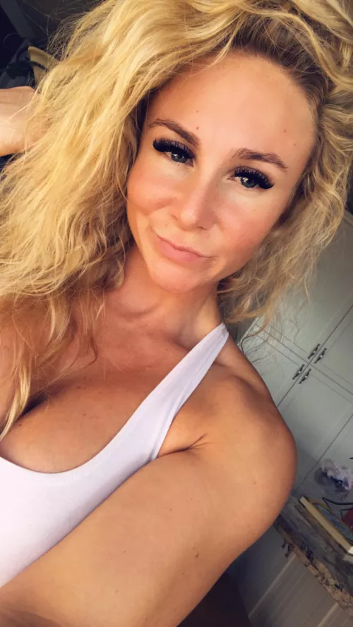 Men are always happy when they see boobs, right?