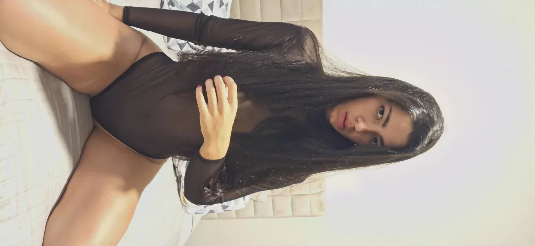 Only a sexy lingerie separating you and my bare body.