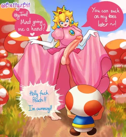 Princess Peach's little surprise