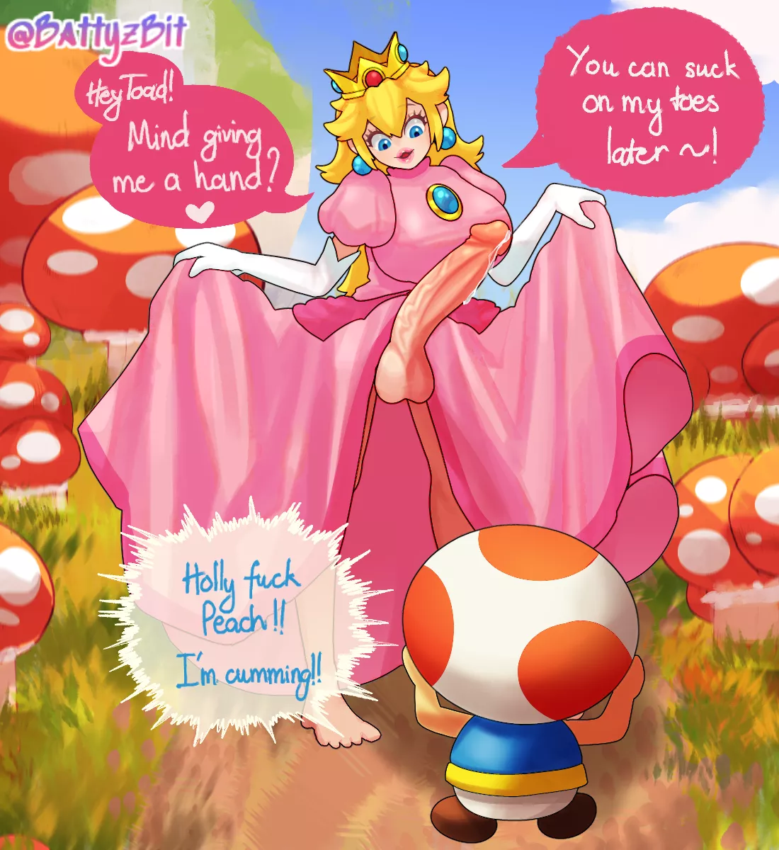 Princess Peach's little surprise