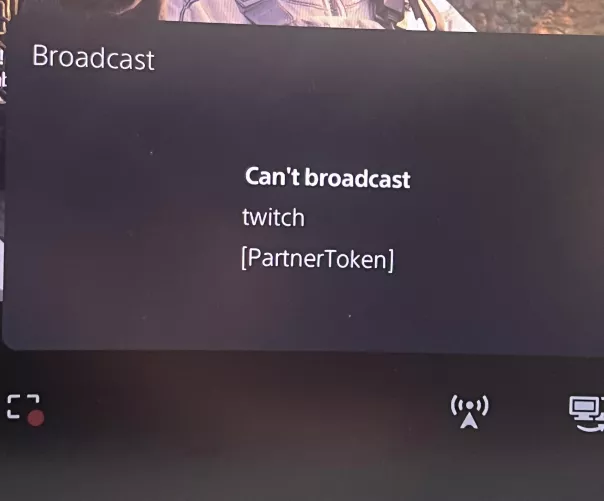 Ps5 to Twitch streaming ain’t working