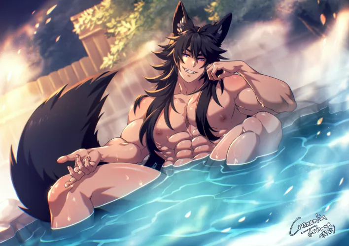 Spark bathtime [by Crescentia Fortuna]