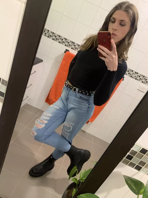 Trying a different look