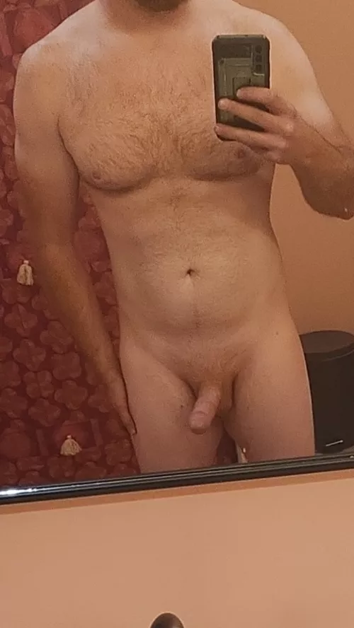 Trying to feel good about the way I look naked.[33]