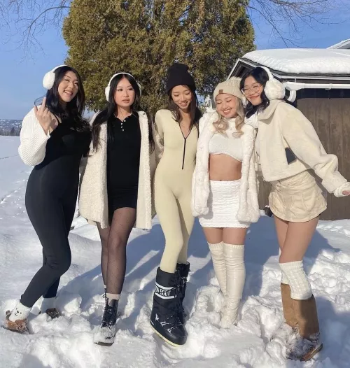 Which Asian Girl to Warm You Up in the Snow?