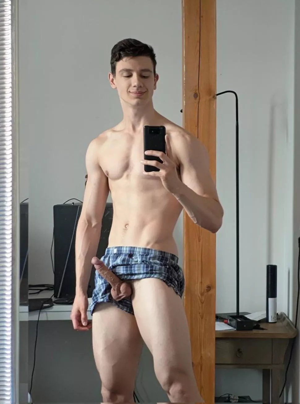 Woke up with a rock hard cock