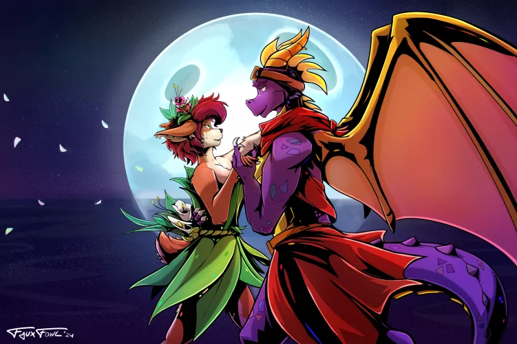 A Promise (Spyro x Elora Fanart) (by me)