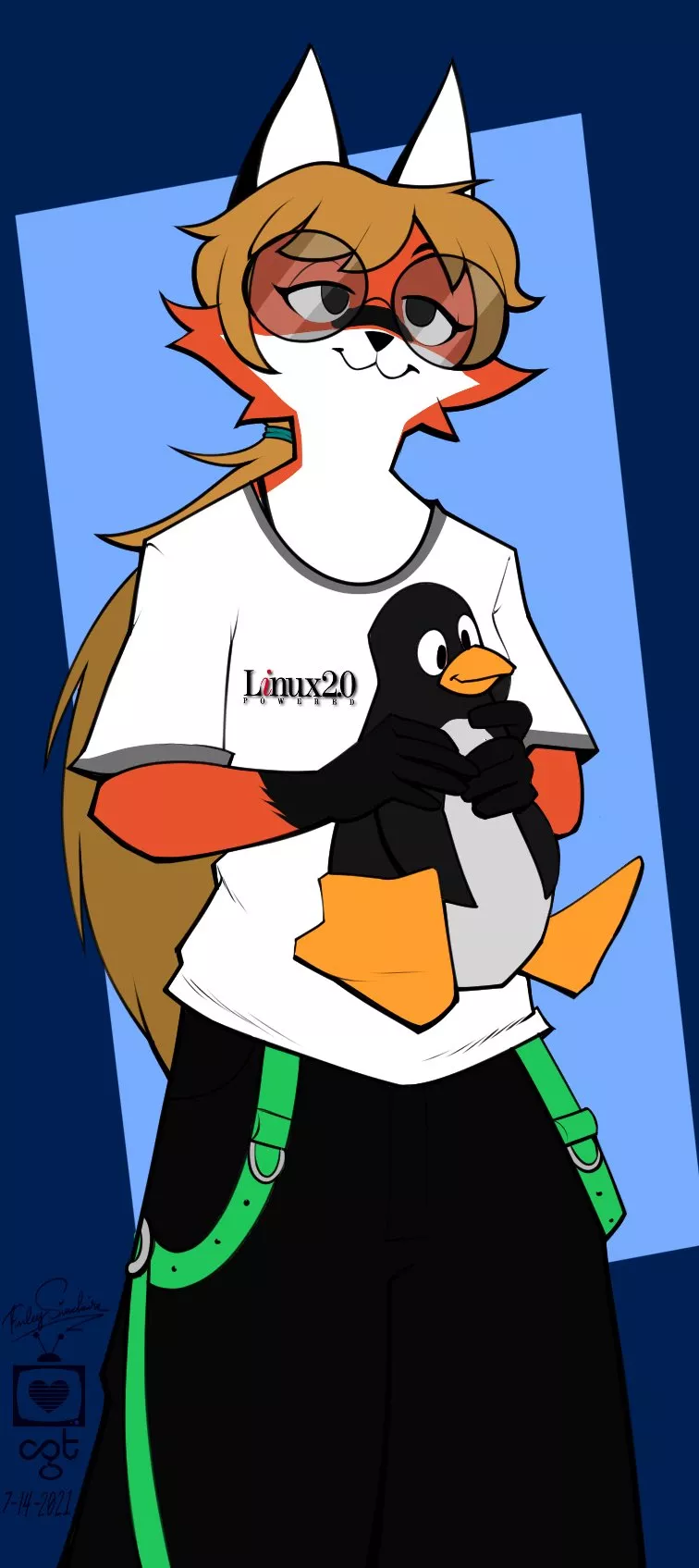 As a transfem computer nerd, this image is my transition goal