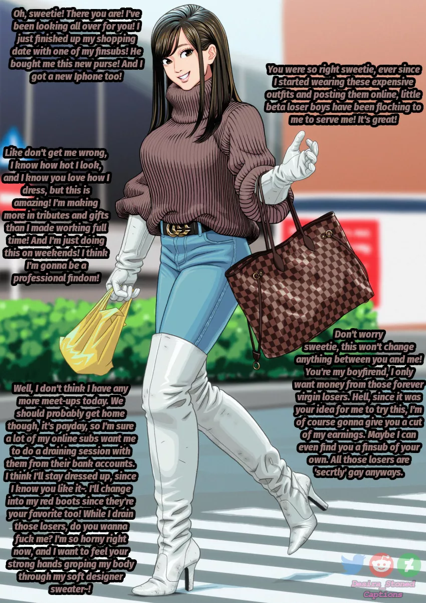 Boot Beauty Girlfriend [Nice version] [Findom] [Girlfriend] [Wholesome] [Boots] [Sweater] [Leather Gloves] Artist: enkaboots (Reuploaded post Imgur purge)