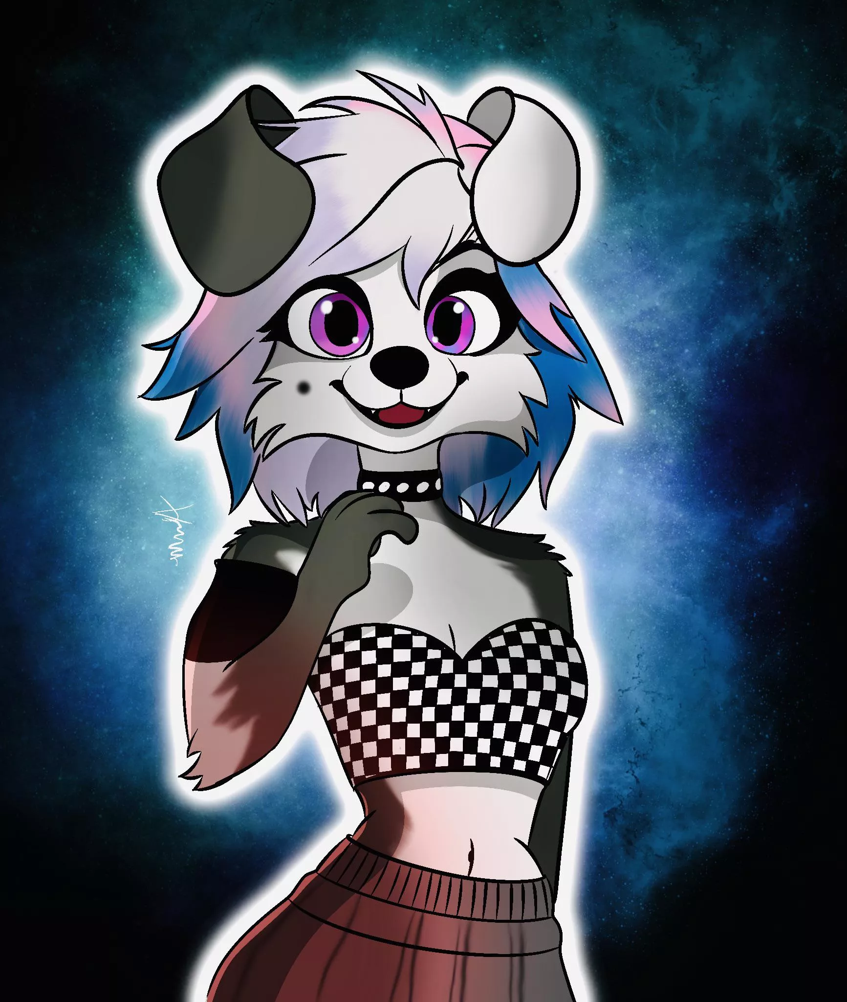 Can art I made for someone on twitter