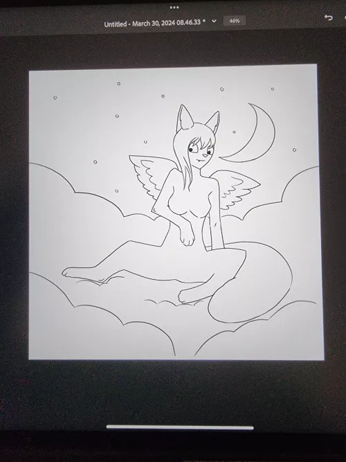 Could someone let me know if this is normal for furry art? Or do I need longer legs?