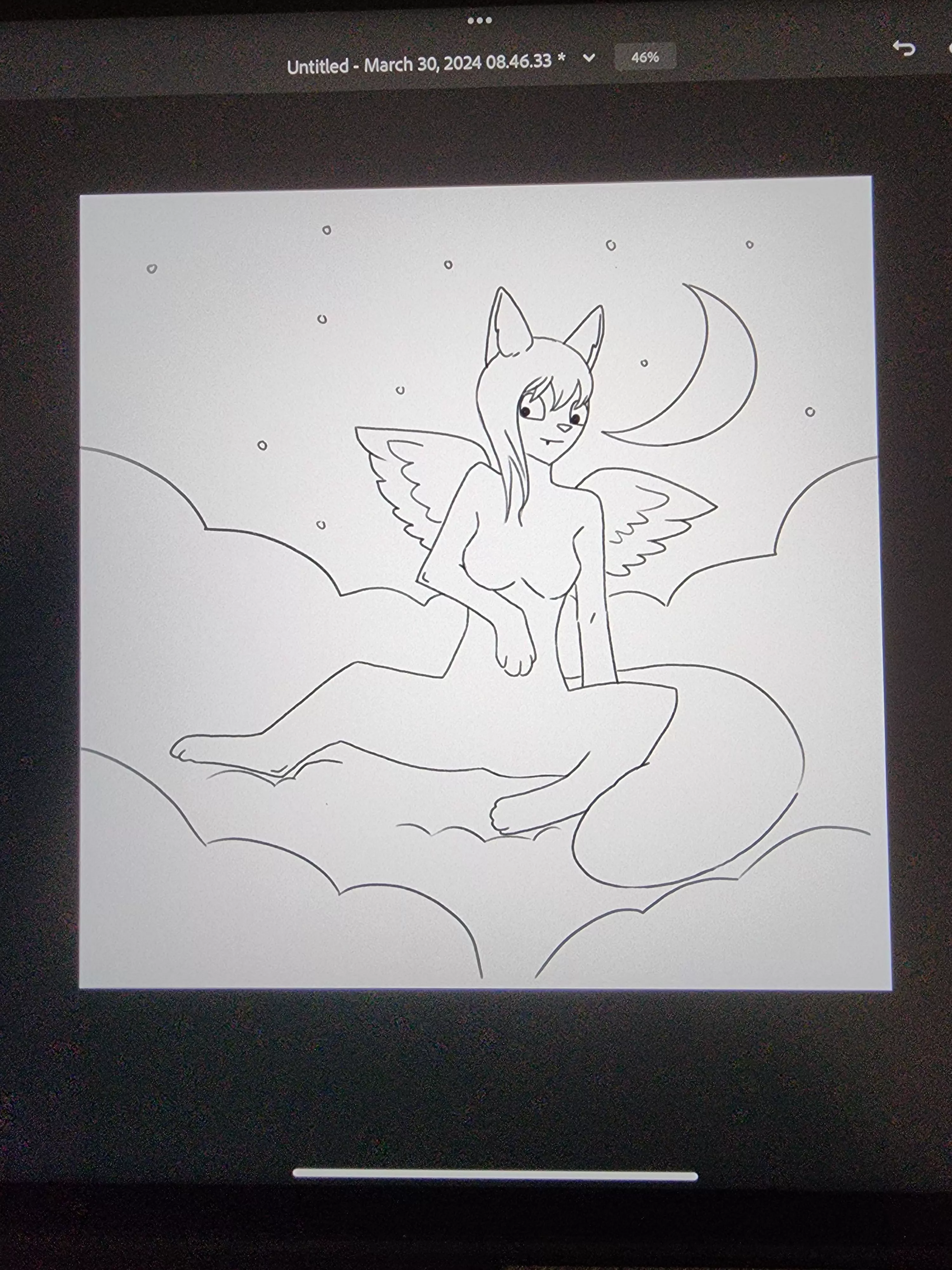 Could someone let me know if this is normal for furry art? Or do I need longer legs?