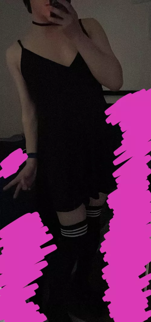 Couldn’t sleep so I put on a dress