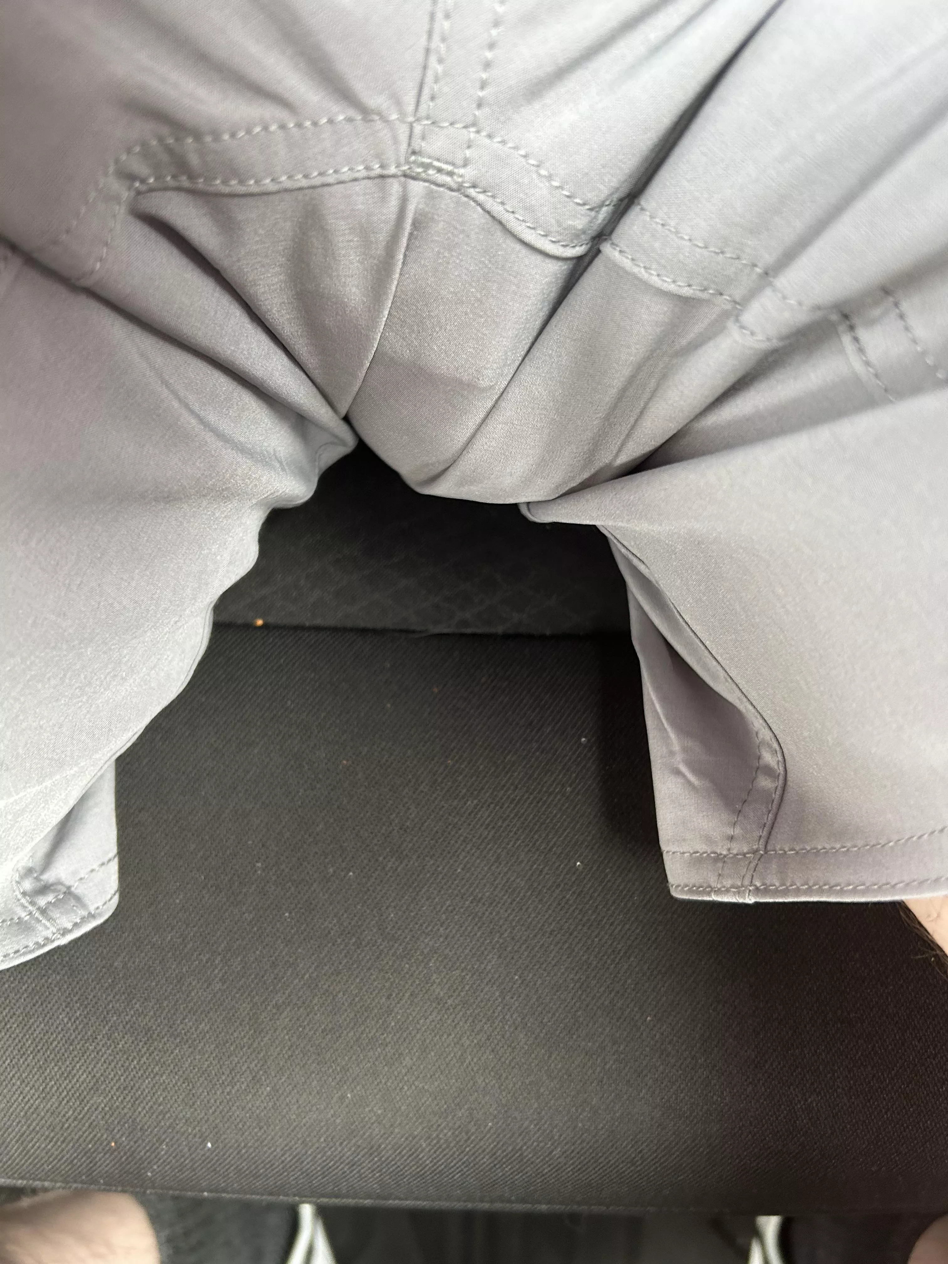 Did not realize my balls were this apparent in these shorts