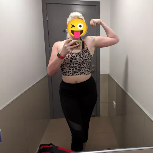 [F]inally back to the gym!