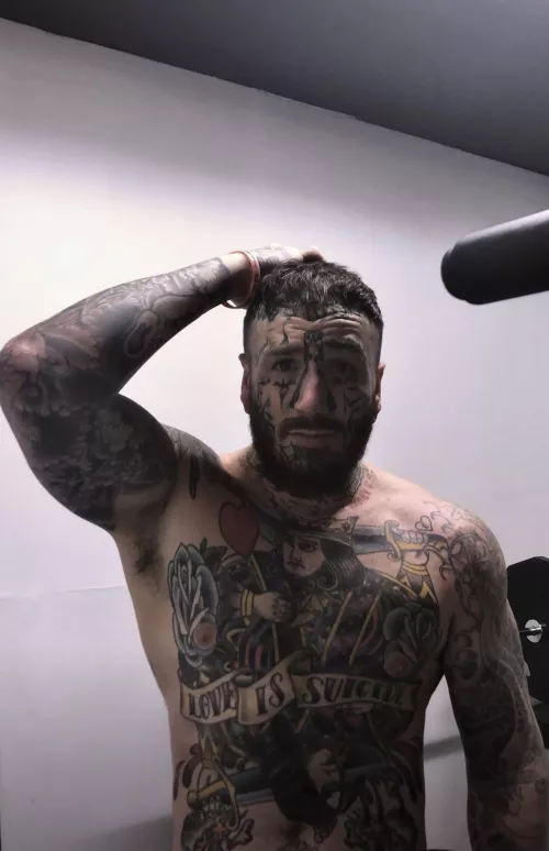 fresh out of the shower