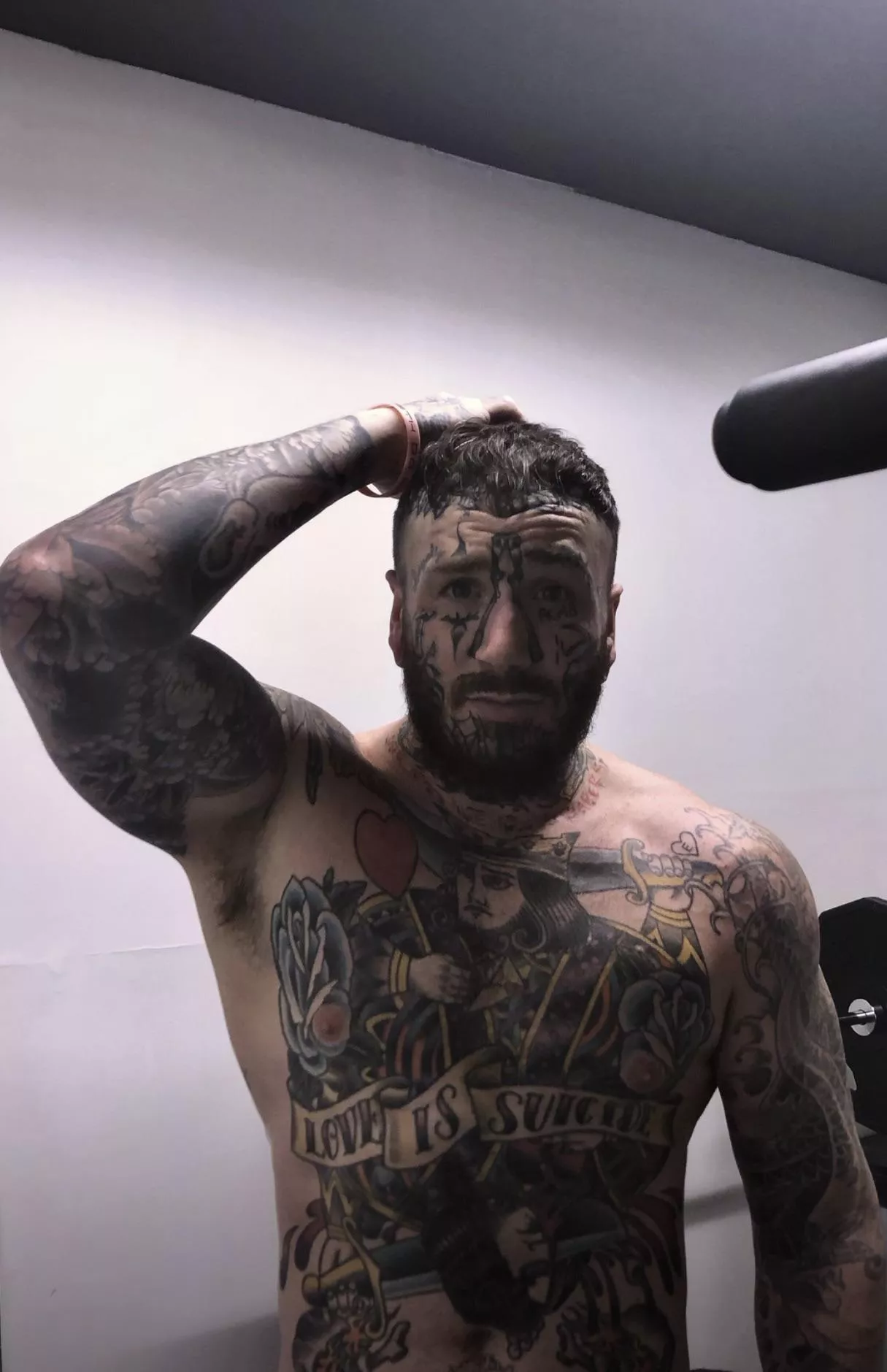 fresh out of the shower