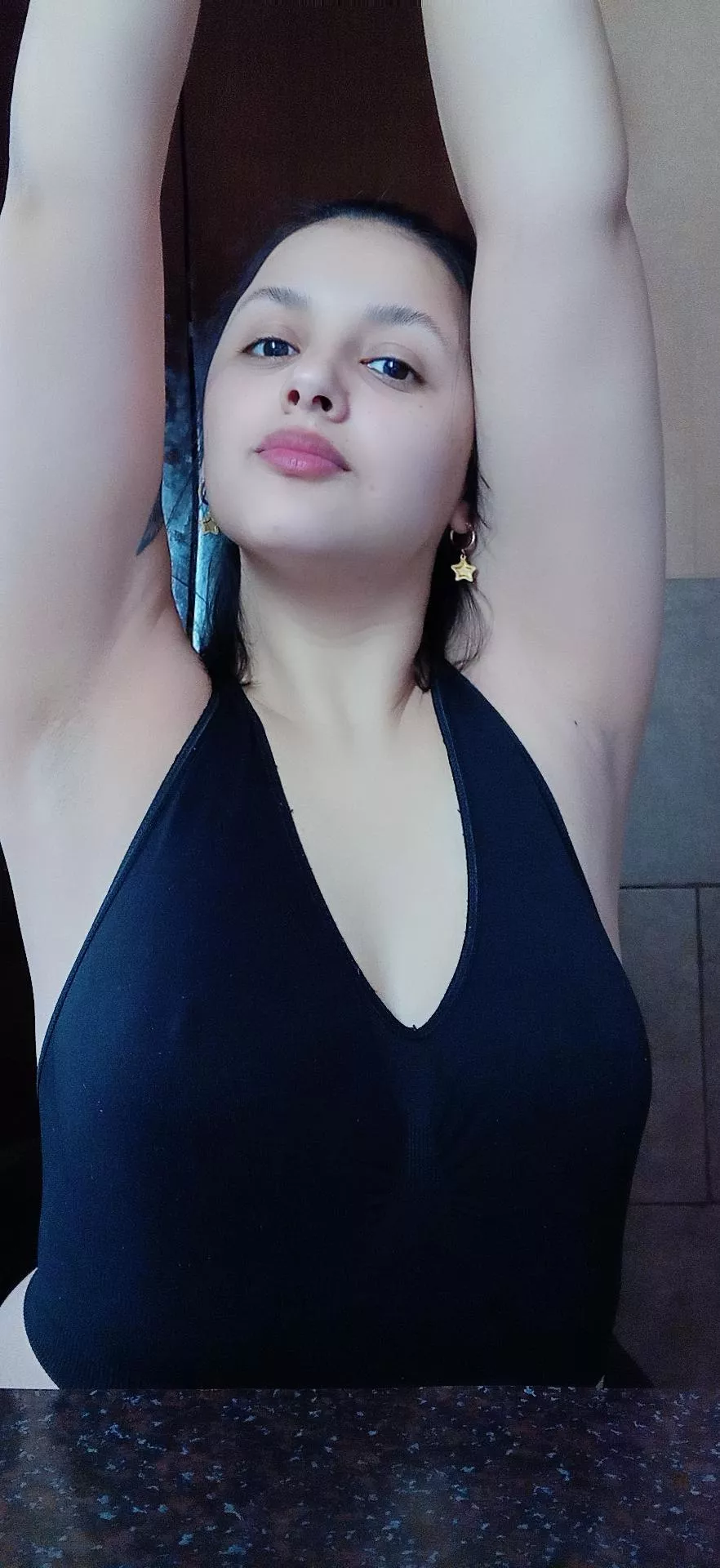 He asked me if you like smooth armpits or hairy ones? 