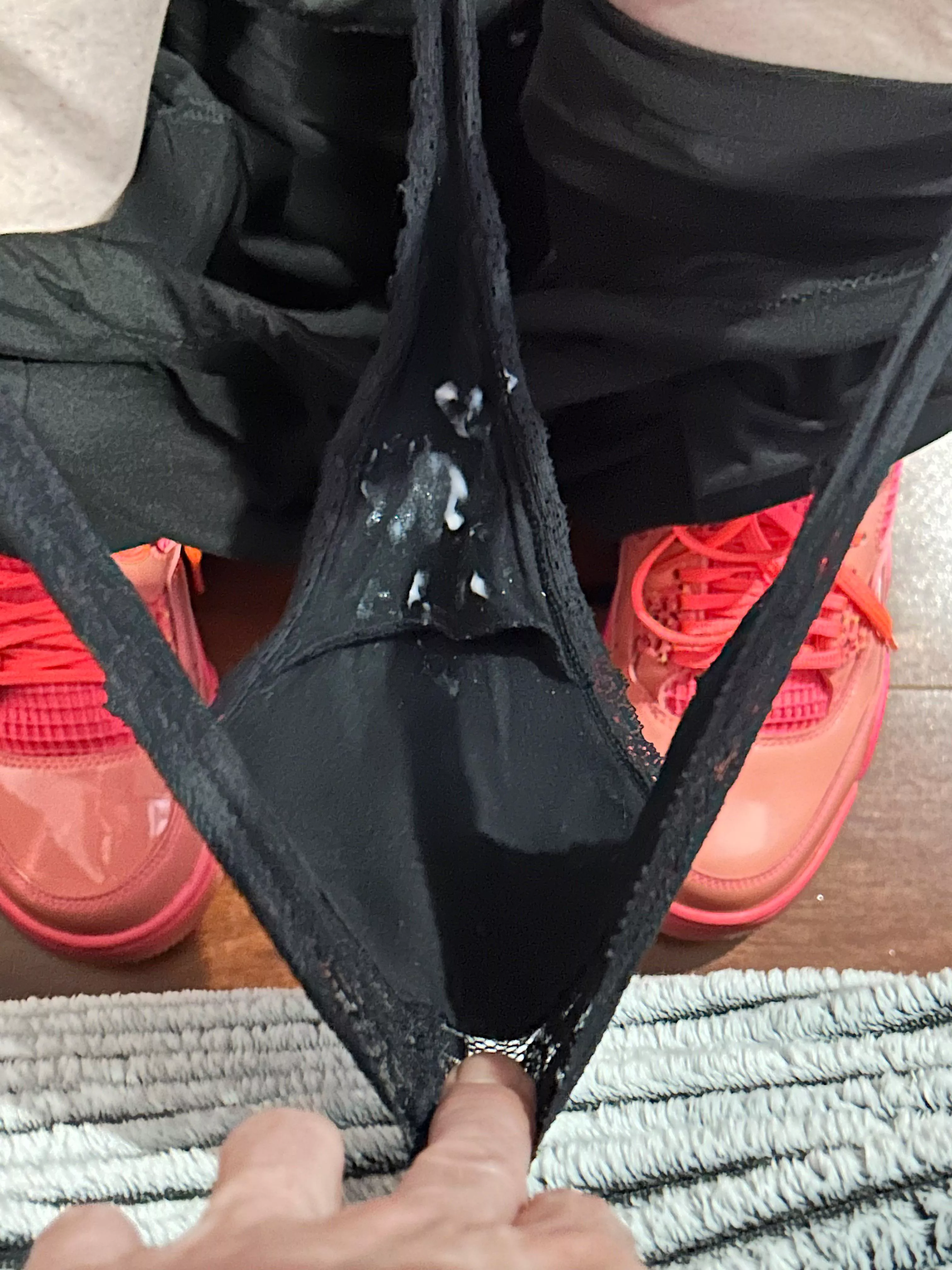 He wants my dirty panties. He gets what he wants!♥️