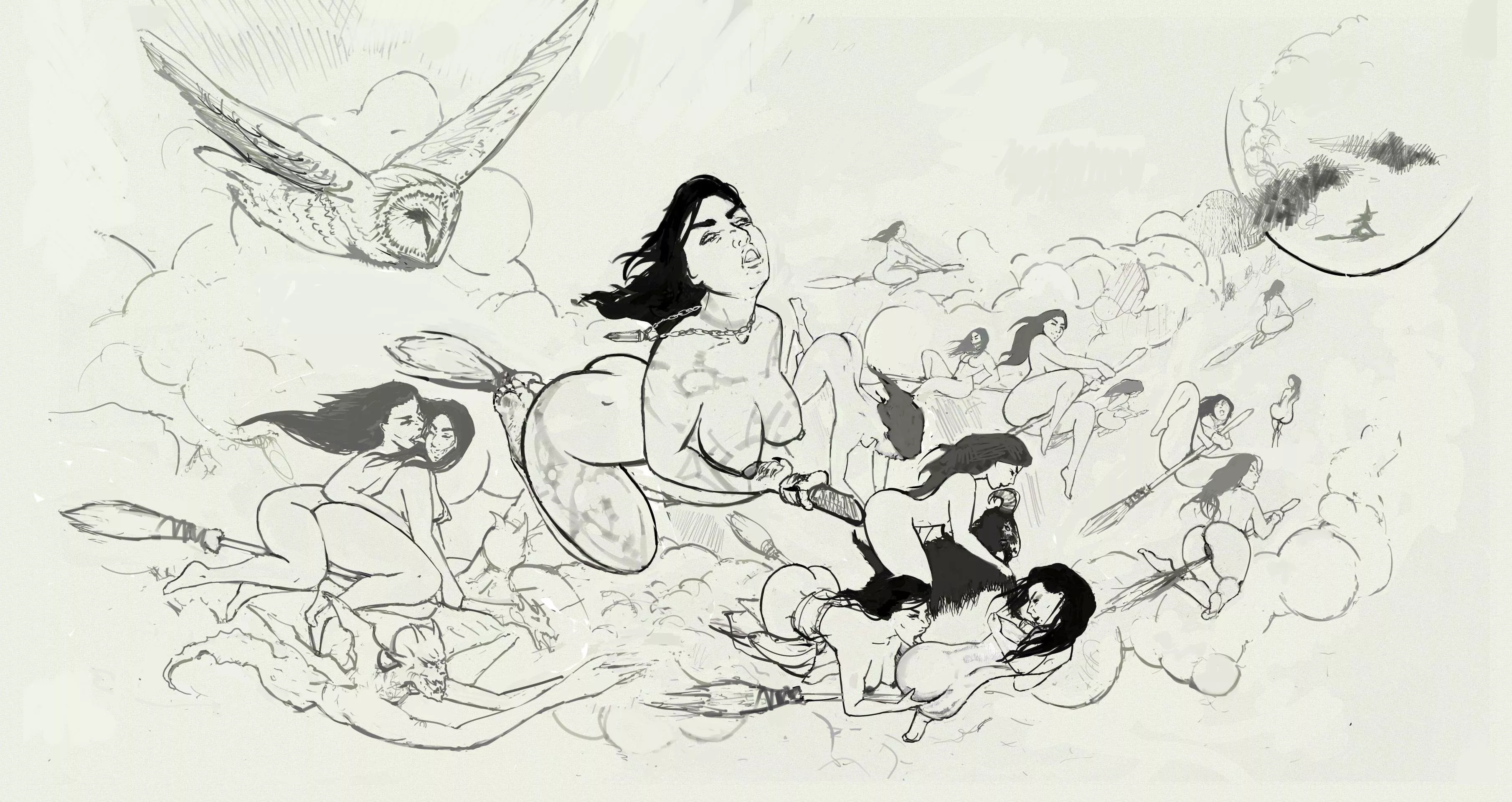 Hexen (sketch) - by Vromies