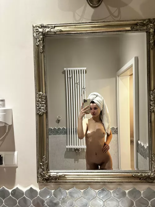 I don't like showering alone