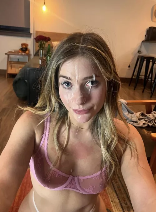 If you see me out and my eyes are red it’s because I just took another huge facial