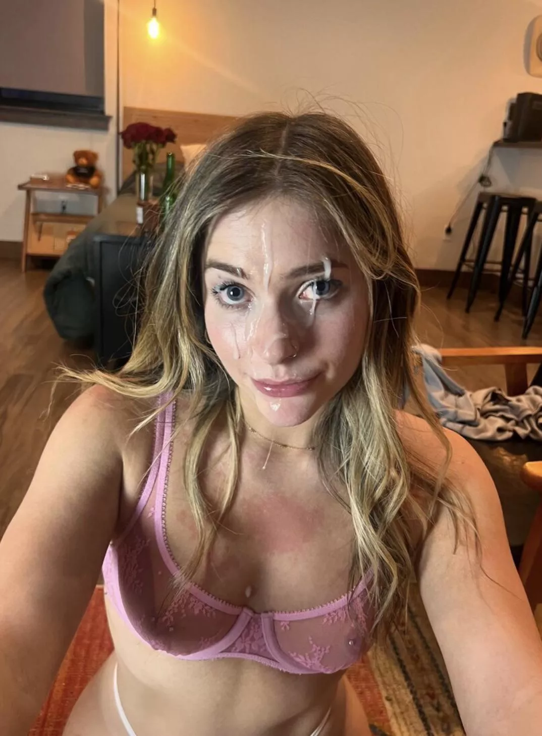 If you see me out and my eyes are red it’s because I just took another huge facial