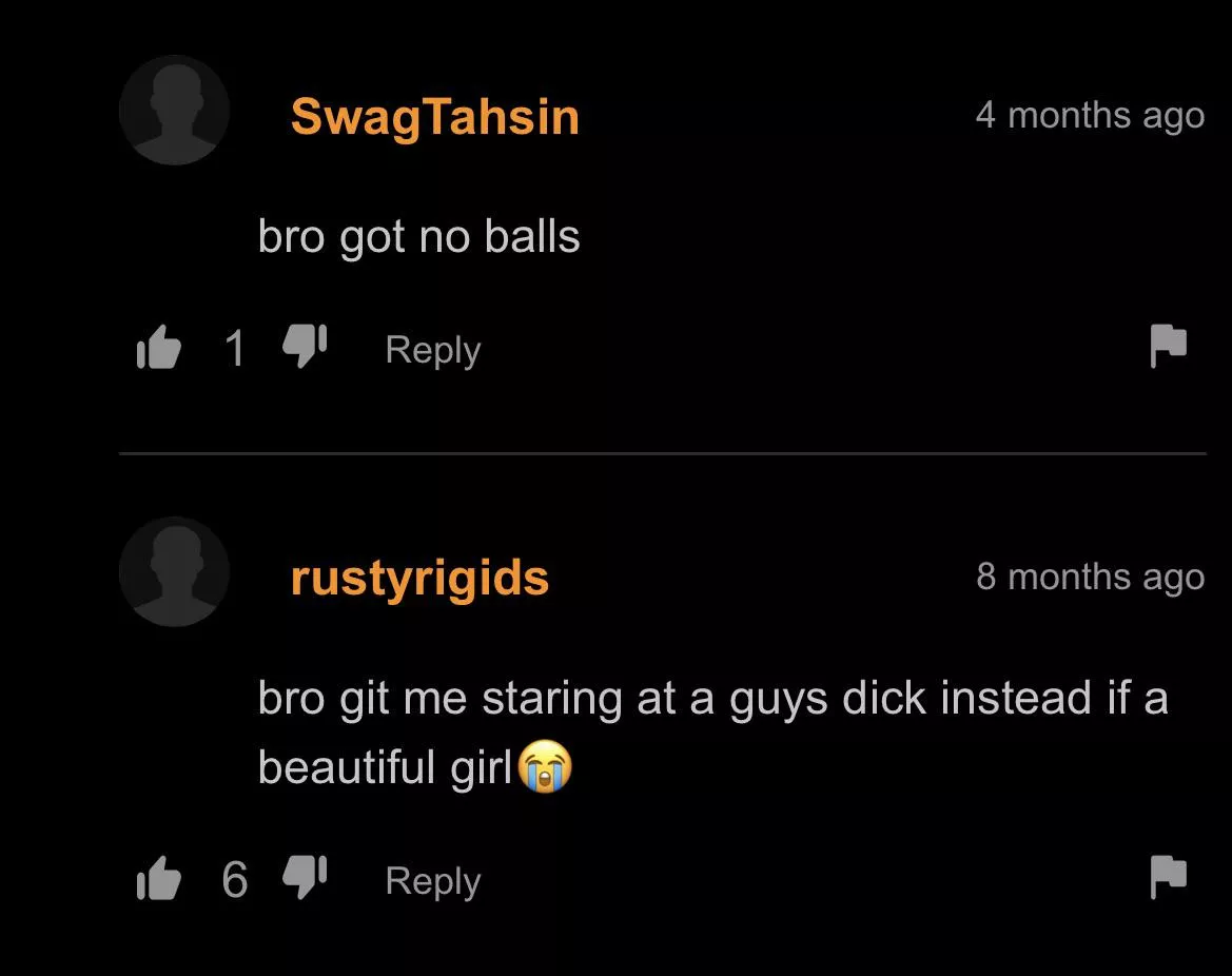 “im not gay i swear”