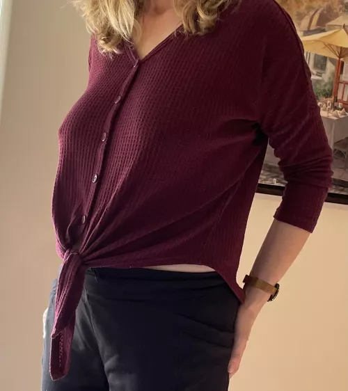 It’s more comfy this way. 