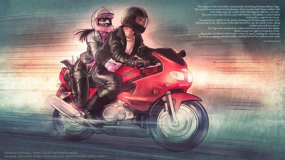 Let's go for a ride on the motor he said...